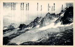 Chamonix CPA Les aiguilles
