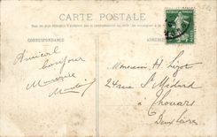 Paris - 5 - Botanical garden - Lion and Lioness dAbsyssinie CPA