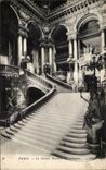 Paris - 9 - Le Grand Escalier de l'Opera - CPA 