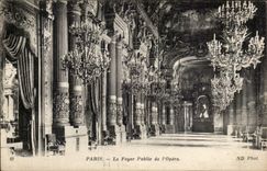 Paris - 9 - Le Foyer Public de l'Opera - CPA 