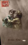 Fantasy - Children - Two sweet hugging children - CPA