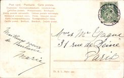 Fantasy - Children - Sweet little girls in has tennis shoe - CPA