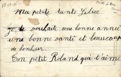 Fantasy - Children - Good Anne - Toboggan - Sled - CPA