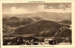 Poetic Auvergne - Gour de Tazenat quiet Volcanos of the First Phase - CPA