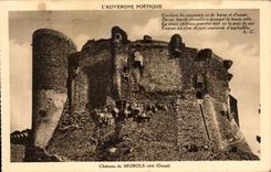 Poetic Auvergne - Castle of Murols Having the memories and hatred and hope - CPA