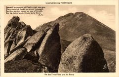 Poetic Auvergne - Peak of Three threads close to Sancy majesteux Summits or the eagle put its surface CPA