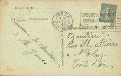 Paris - 4 - Notre Dame - La Facade - CPA 