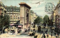Paris - 10 - the Boulevard Saint Denis - CPA