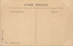 Paris - 4 - L'Hotel de Ville - St Raphael Quinquina - CPA 