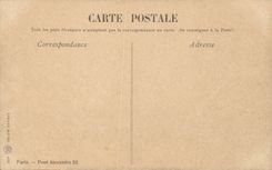 Paris -7 - Pont Alexandre III - St Raphael Quinquina - bateau - boat CPA