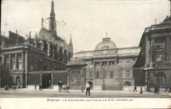 Paris - 1 - Le Palais de Justice et la Ste Chapelle CPA 
