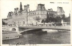 Paris - 4 - L'Hotel de Ville CPA 