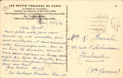 Paris - 16 - Le Palais du Trocadero CPA