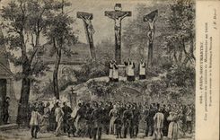 Paris - 18 - Une Procession au Calvaire de Montmartre en 1806 - CPA 