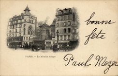 Paris - 18 - Le Moulin Rouge - The Red Mill - CPA 