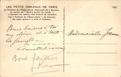 Paris - 14 - Fountain of the Observatory - Small Tables of Paris - CPA