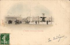 Paris - 1 - Place de la Comedie - cheval - horse - CPA 