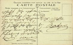 Paris - 6 - Garden of Luxembourg and Senate CPA