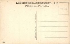 Paris - 6 - Saint Germain of Close - the Place and Church CPA