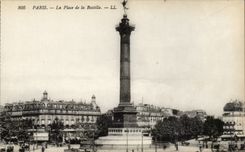 Paris - 10 - Place of the Bastille - CPA