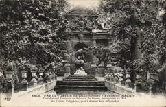 Paris - 6 - Garden of Luxembourg - Fountain of Medicis - CPA