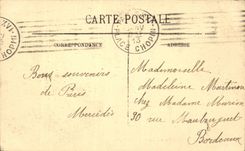 Paris - 7 - Trocadero under the Tower Eiffel - Eiffel Tower - CPA