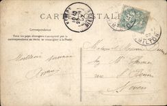 Paris - 14 - Defert Place - the Lion of Belfort - CPA