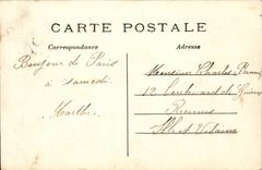 Paris - 4 - Notre Dame - face laterale - CPA 