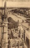 Paris - 14 - La Seine - Vue des Tours de Notre Dame CPA 
