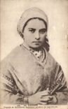 Lourdes - Portrait of Bernadette - CPA