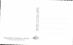 Verdon - Les Gorges Pittoresques - Le Barrage de Castillon - CPA 