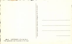 Lourdes - the Peak of Jer - View on Lourdes and the Lake - CPA