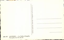 Lourdes - Seen from of the Peak of Jer - the Valley of Argeles - CPA