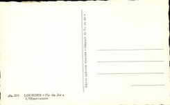 Lourdes - Peak of Jer - the Observatory - CPA