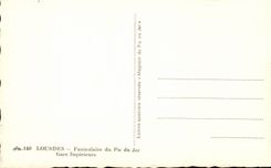 Lourdes - Funicular of the Peak of Jer - Higher Station - CPA