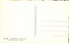 Lourdes - Peak of Jer - View on Lourdes - CPA