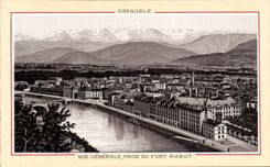 Grenoble - Ansicht genommenes Fort Flugzeug - CPA
