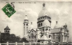 Paris - 18 - L'Eglise du Sacre Coeur - CPA 