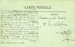 Paris - 6 - Schoolyard of Beautiful arts - CPA