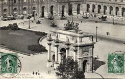 Paris - 1 - L'Arc du Triomphe du Carrousel - CPA 