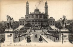 Paris - 16 - Le Pont d'Iena - Le Trocadero CPA 