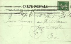 Paris - 4 - L'Hotel de Ville - Vue prise de la Tour Saint Jacques - CPA 