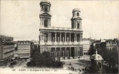 Paris - 6 - St Sulpice and the Place - CPA