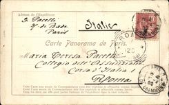 Paris - Panorama de Paris - pris de l'Observatoire de la Tour St Jacques - CPA 