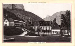 Grosses Chartreuse - Front des Klosters - CPA