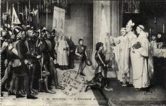 Religion - the Standard of Jeanne d' Arc - C H Michel CPA