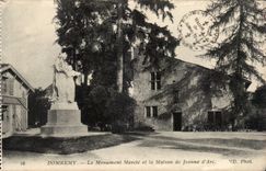 Domremy - das Mercie Denkmal und das Haus vom Jeanne d Bogen - CPA