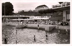 Evian les Bains - the Beach - CPA