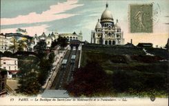 Paris - 18 - La Basilique du Sacre Coeur - CPA 