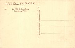 Paris - 6 - the Palate of Luxembourg - CPA